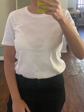 Chanel-white tee